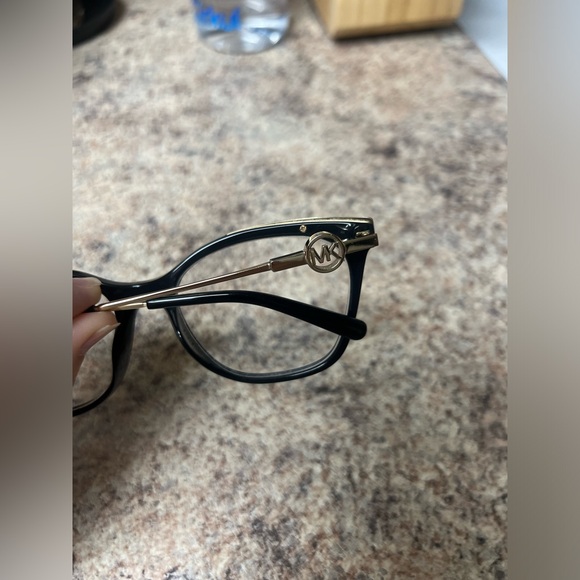Michael Kors Black and Gold Glasses Frames Only - Picture 5 of 5